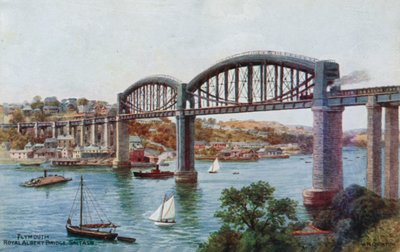 Plymouth, Royal Albert Bridge, Saltash od Alfred Robert Quinton