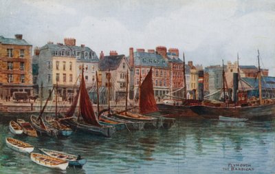 Plymouth, The Barbican od Alfred Robert Quinton