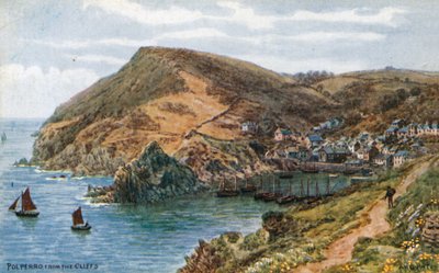 Polperro, Z útesů od Alfred Robert Quinton
