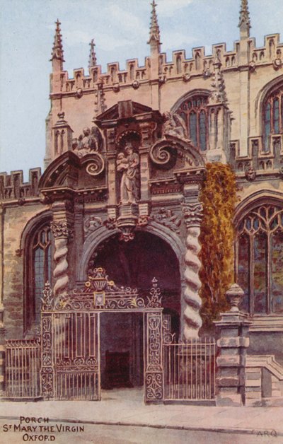 Veranda, St Mary the Virgin, Oxford od Alfred Robert Quinton