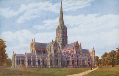 Katedrála v Salisbury od Alfred Robert Quinton