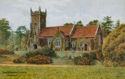Kostel Sandringham, Norfolk od Alfred Robert Quinton