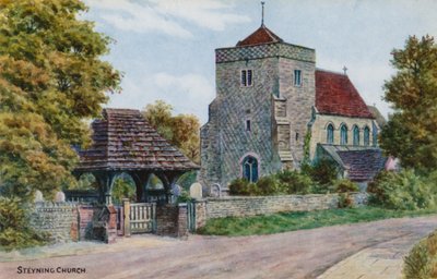 Kostel Steyning od Alfred Robert Quinton