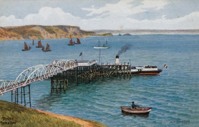 Tenby, Pier a Bay od Alfred Robert Quinton