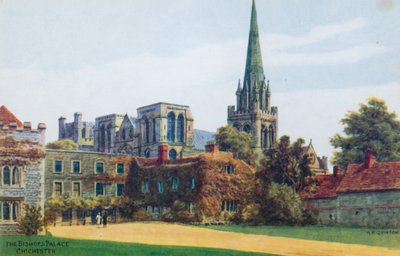 Biskupský palác, Chichester od Alfred Robert Quinton