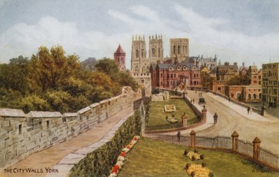 Městské hradby, York od Alfred Robert Quinton