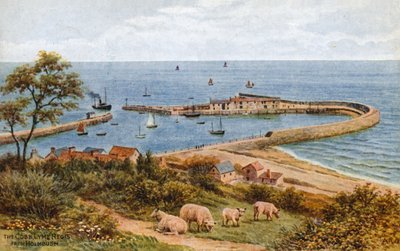 Cobb, Lyme Regis, z Holmbushu od Alfred Robert Quinton