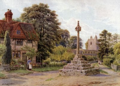 The Cross, East Hagbourne, Berkshire od Alfred Robert Quinton