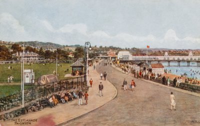 Esplanade, Paignton (barevné lito) od Alfred Robert Quinton