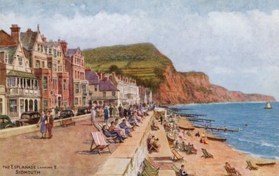 The Esplanade, pohled na východ, Sidmouth od Alfred Robert Quinton