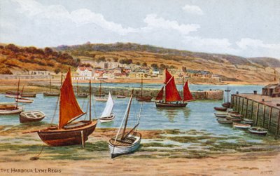Přístav, Lyme Regis od Alfred Robert Quinton