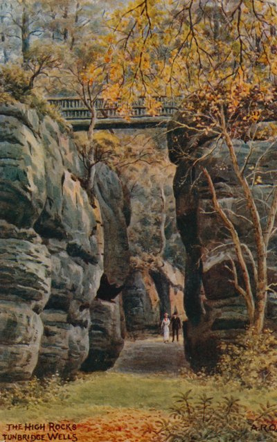 Vysoké skály, Tunbridge Wells od Alfred Robert Quinton