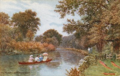 Medway poblíž Maidstone od Alfred Robert Quinton