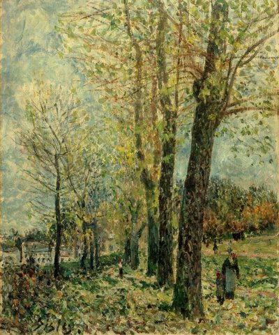 A.Sisley, Venkov poblíž Moret od Alfred Sisley