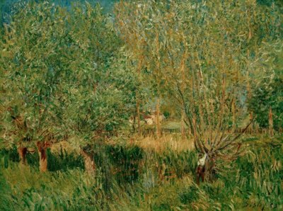 A.Sisley, pastviny na březích Orvanne od Alfred Sisley