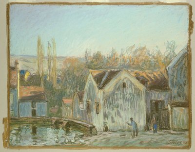 Roh Moret-sur-Loing od Alfred Sisley