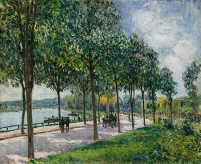 Allée of Chestnut Trees, 1878. od Alfred Sisley