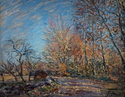Na okraji lesa ve Fontainebleau od Alfred Sisley
