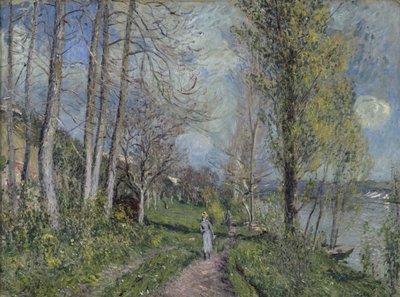 Břehy Seiny, c.1880-81 od Alfred Sisley