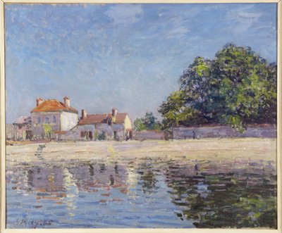 Břehy Loingu, Saint-Mammes od Alfred Sisley