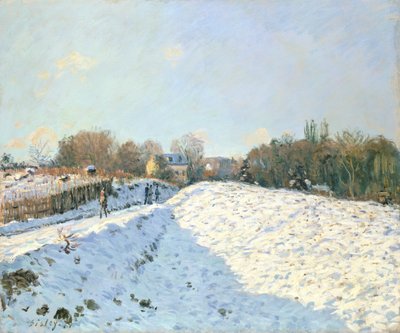 Účinek sněhu v Argenteuil, 1874 od Alfred Sisley