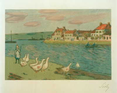 Husy od Alfred Sisley