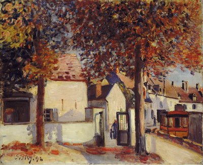 Moret-sur-Loing (Rue de Fosses) od Alfred Sisley