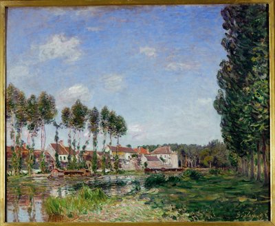 Moret, Bords du Loing, Francie od Alfred Sisley