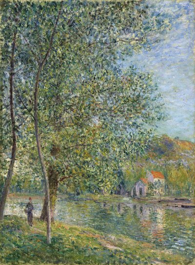 Ráno blízko Loingu; Matin pres du Loing, 1879 od Alfred Sisley