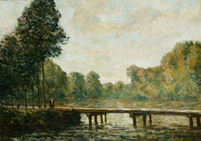 Malý most přes Orvanne, 1890 od Alfred Sisley