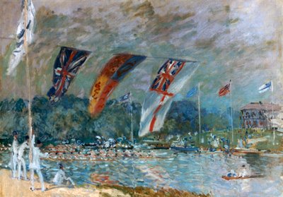 Regata v Molesey, 1874 od Alfred Sisley