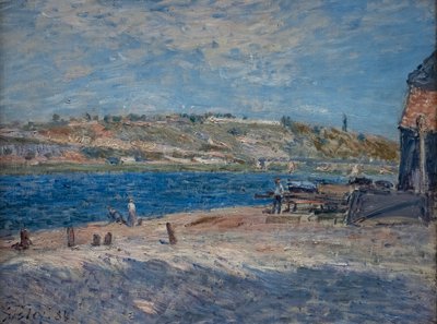 Břehy řek v Saint-Mammès od Alfred Sisley