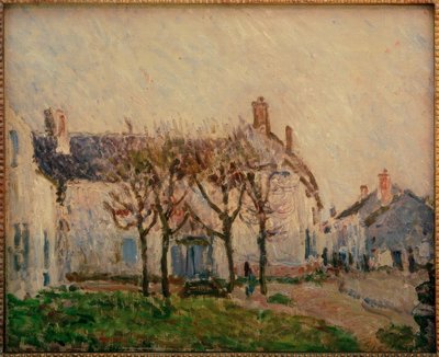 Ulice v Moret-sur-Loing od Alfred Sisley