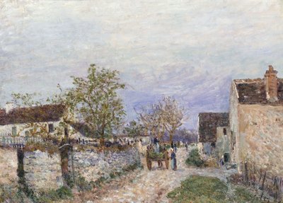 Rue a Veneux, 1883 od Alfred Sisley