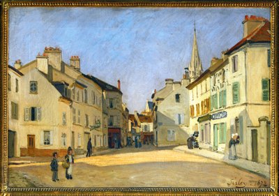 Rue de la Chaussee v Argenteuil od Alfred Sisley