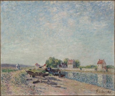 Saint-Mammès, Loing Canal, 1885. od Alfred Sisley