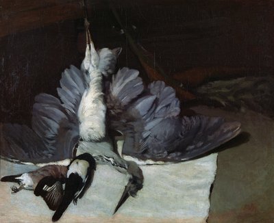 Still-Life: Volavka s roztaženými křídly od Alfred Sisley