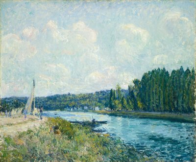 The Banks of the Oise, 18771878. od Alfred Sisley