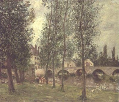 Most u Moretu od Alfred Sisley