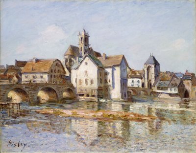 Most u Moretu, 1892 od Alfred Sisley