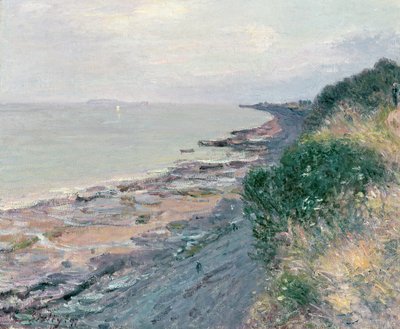 Útes v Penarthu, večer, odliv od Alfred Sisley