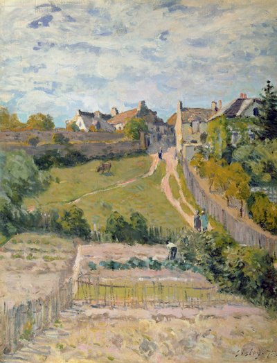 Horolezecká stezka, 1875 od Alfred Sisley