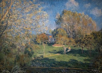 Zahrada Hoschede od Alfred Sisley