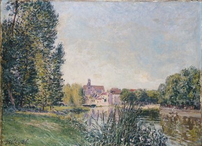The Loing and the Church at Moret, 1886 od Alfred Sisley