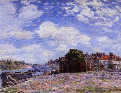 Loing v Saint-Mammès od Alfred Sisley