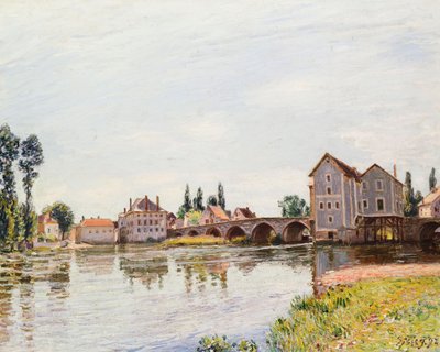 Loing pod Pont de Moret, 1892 od Alfred Sisley
