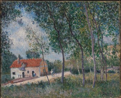 Cesta z Moretu do Saint-Mammès od Alfred Sisley