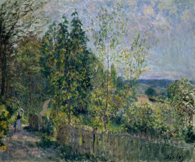 Cesta v lese od Alfred Sisley