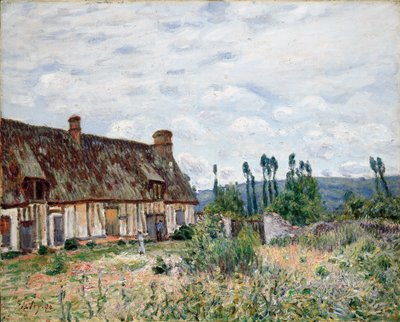 Opuštěná došková chalupa, 1894 od Alfred Sisley