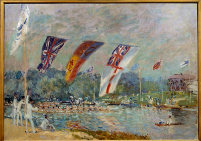 Regaty v Molesey. Obraz Alfreda Sisleyho (1839-1899) od Alfred Sisley